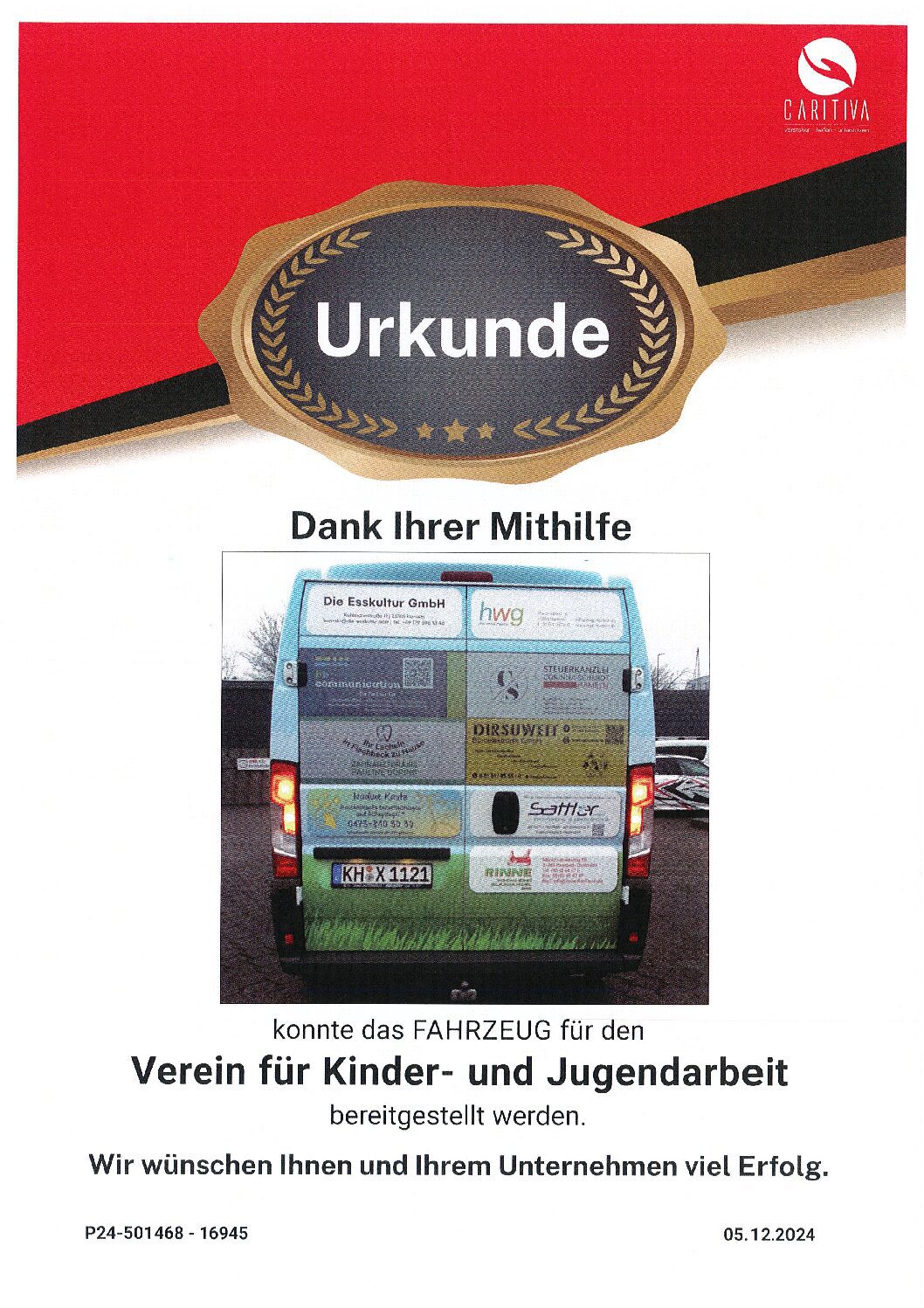 Urkunde-Caritiva